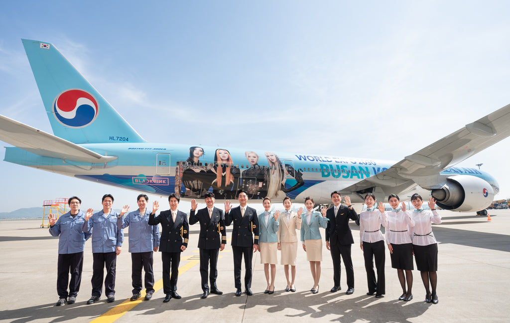 Korean Air sends special World Expo 2030 Busan livery charter flight to Paris for BIE General Assembly