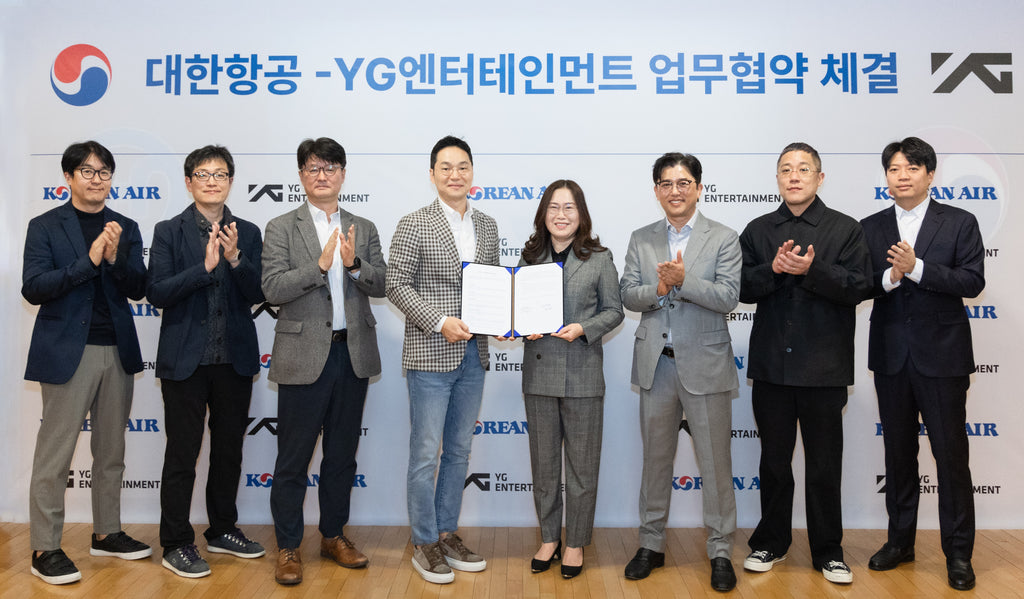 Korean Air partners with YG Entertainment