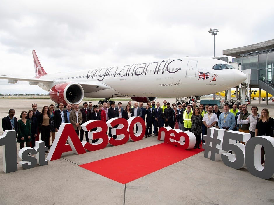 HELLO TAMPA BAY! VIRGIN ATLANTIC MARKS DOUBLE CELEBRATION AS ITS NEW A330neo TOUCHES DOWN IN ITS LATEST DESTINATION