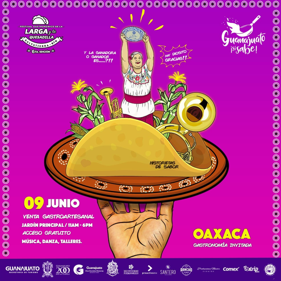 Preparan en Salvatierra Festival Gastronómico “La Larga y La Quesadilla”
